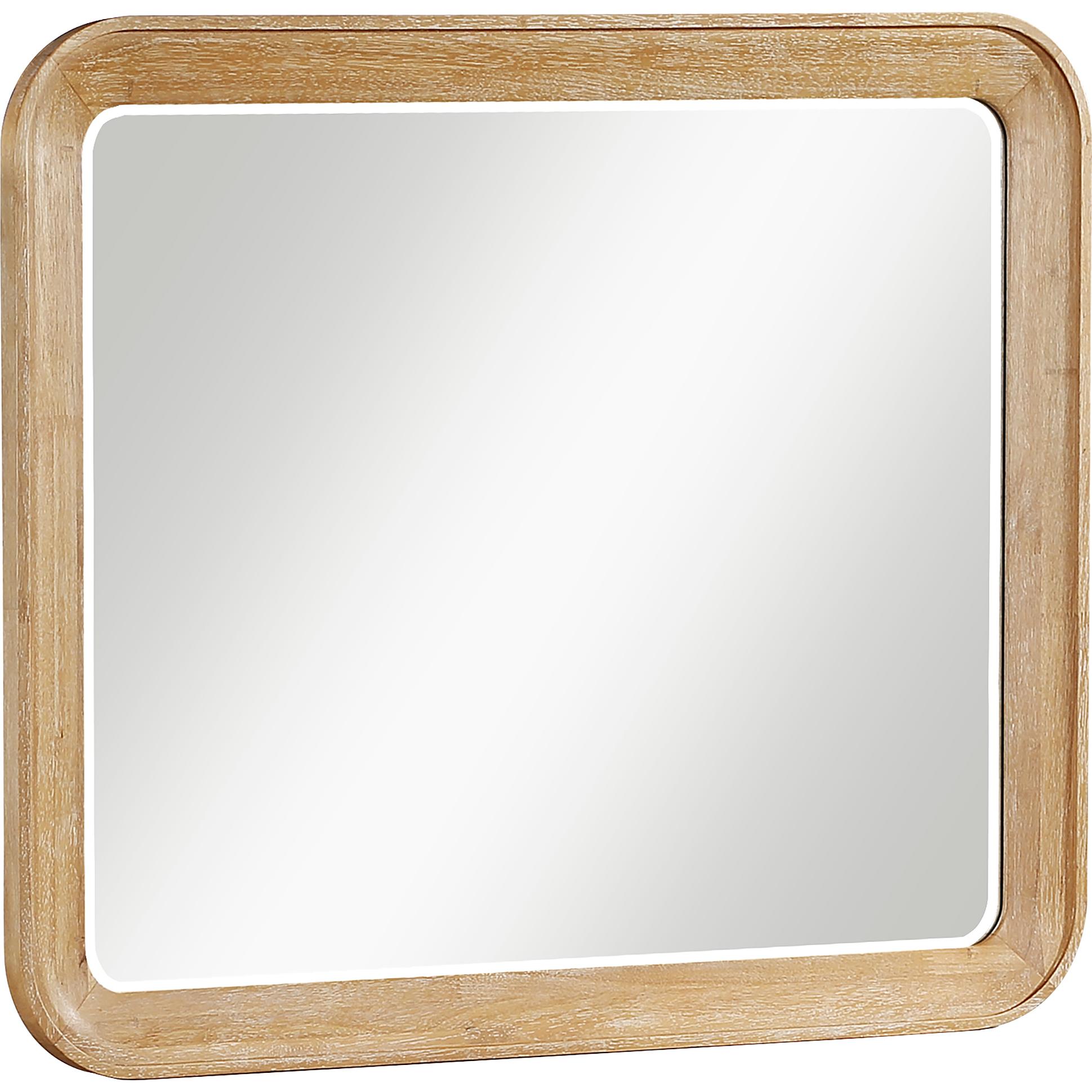 Crown Mark Westcott B1500-11 Dresser Mirror - Cerused Natural IMAGE 1